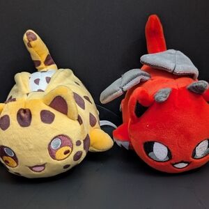 Aphmau Meemaws Plush Devil Cat Chocolate Chip Cookie Cat Plush 2-2026D5